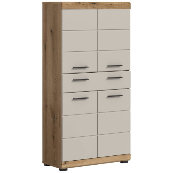 4066432042144-1 Midischrank Scout
Evoke Oak Nachbildung Kaschmirgrau Nachbildung B/H/T: ca. 74x141x31 cm