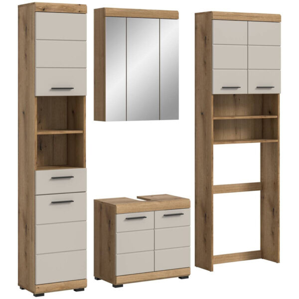 Badezimmer-Set Scout
Evoke Oak Nachbildung Kaschmirgrau Nachbildung B/H/T: ca. 190x191x34 cm