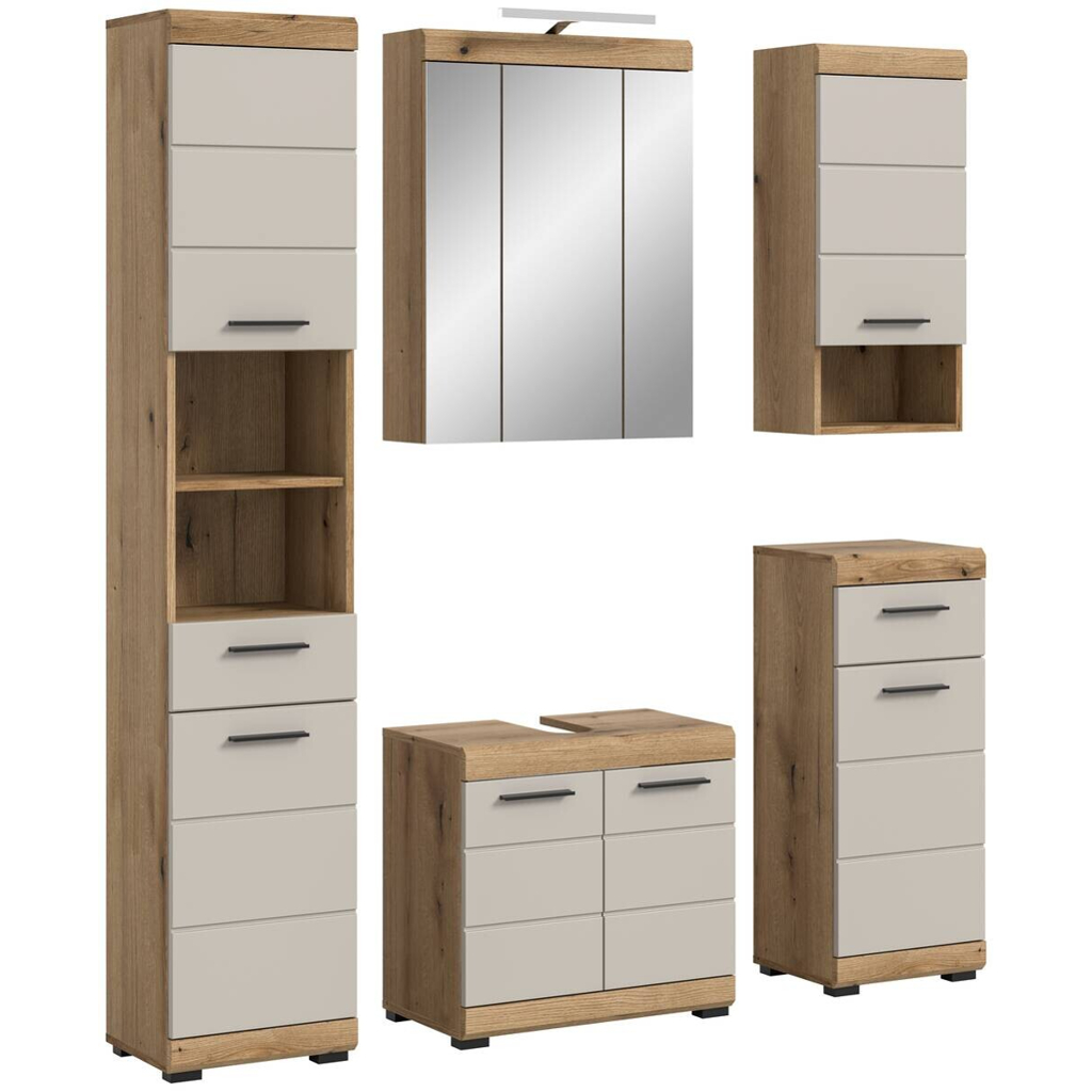 Badezimmer-Set Scout
Evoke Oak Nachbildung Kaschmirgrau Nachbildung B/H/T: ca. 164x191x34 cm