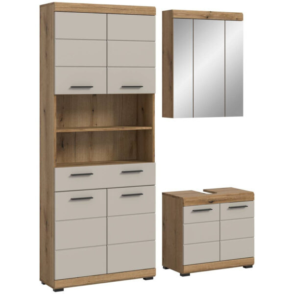 Badezimmer-Set Scout
Evoke Oak Nachbildung Kaschmirgrau Nachbildung B/H/T: ca. 149x191x34 cm