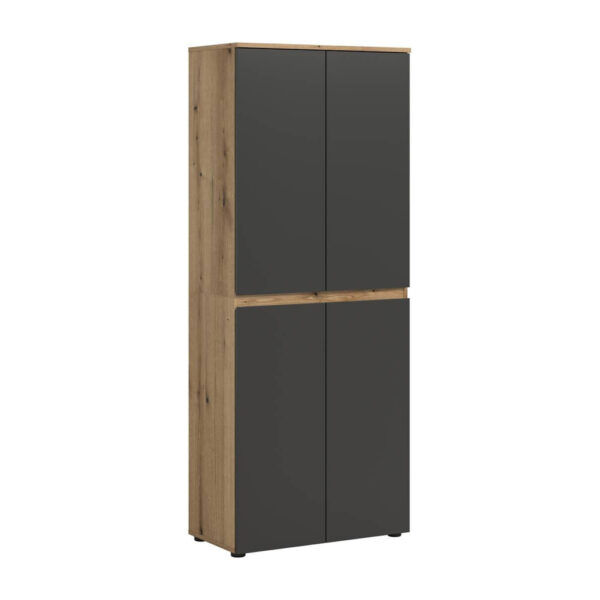 Schrank SCARPA
Evoke Oak Nachbildung anthrazit B/H/T: ca. 70x175x37 cm