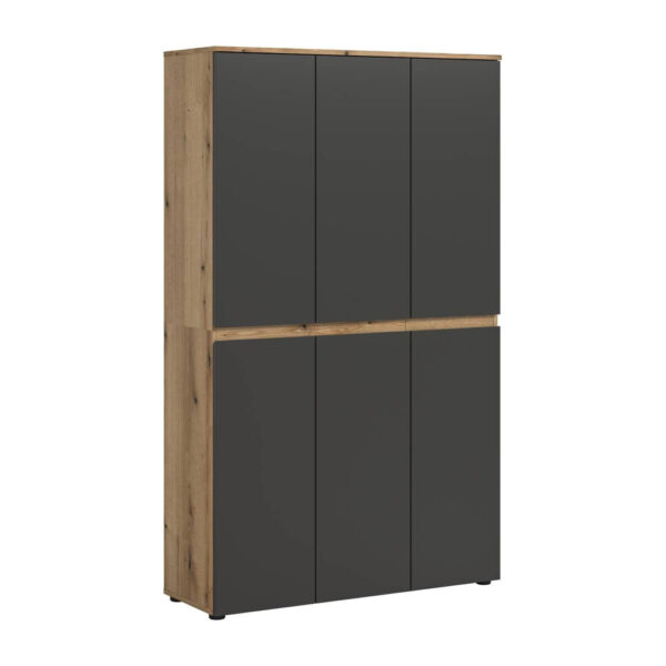 Schrank SCARPA
Evoke Oak Nachbildung anthrazit B/H/T: ca. 105x175x37 cm