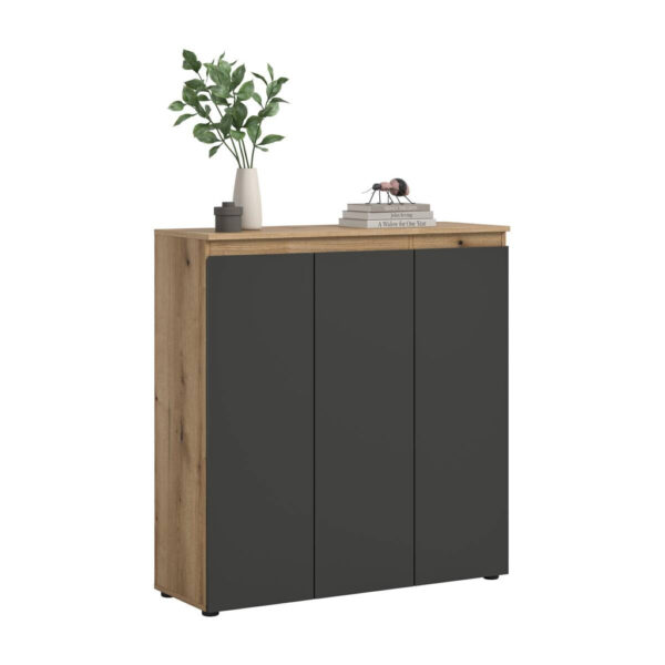 Schrank SCARPA
Evoke Oak Nachbildung anthrazit B/H/T: ca. 105x111x37 cm