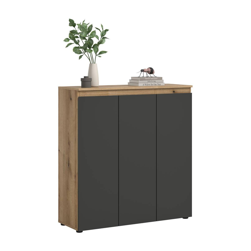 Schrank SCARPA
Evoke Oak Nachbildung anthrazit B/H/T: ca. 105x111x37 cm