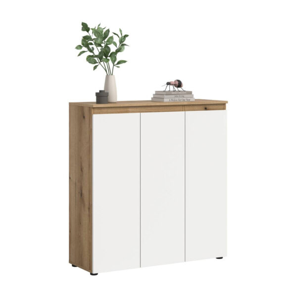 4066432043530 Schrank SCARPA
Evoke Oak Nachbildung weiß B/H/T: ca. 105x111x37 cm
