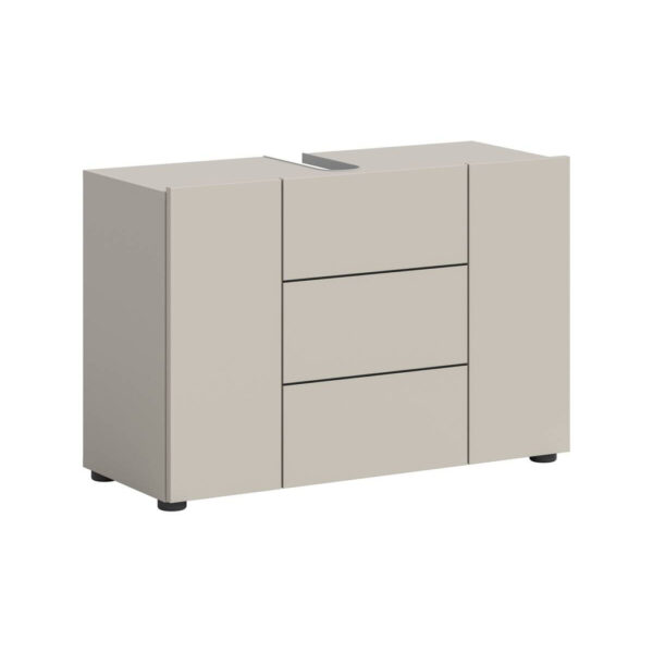 4066432043721-1 Waschbeckenunterschrank VIRA
Cashmere schwarz B/H/T: ca. 82x56x34 cm
