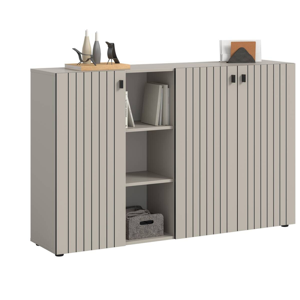 xonox.home Schuhkommode STATION Cashmere B/H/T: ca. 150x96x37 cm