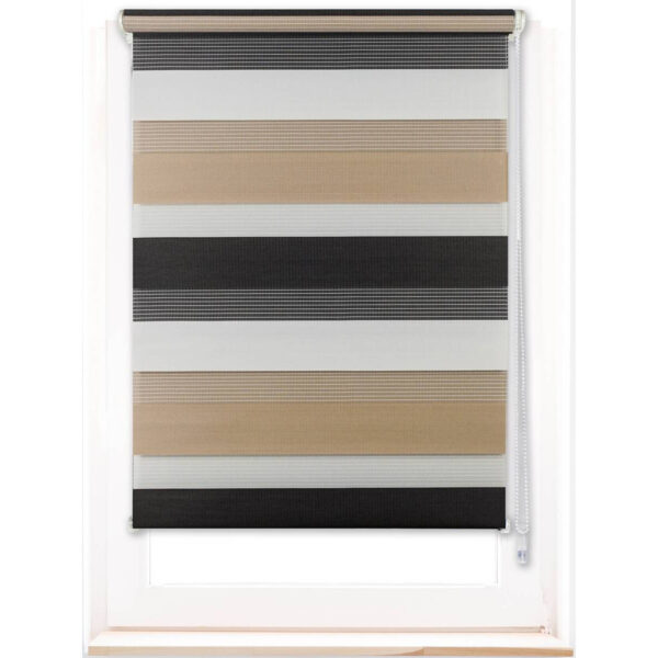 4066866661263 Doppelrollo Just-Triple
Cappuccino B/L: ca. 140x160 cm