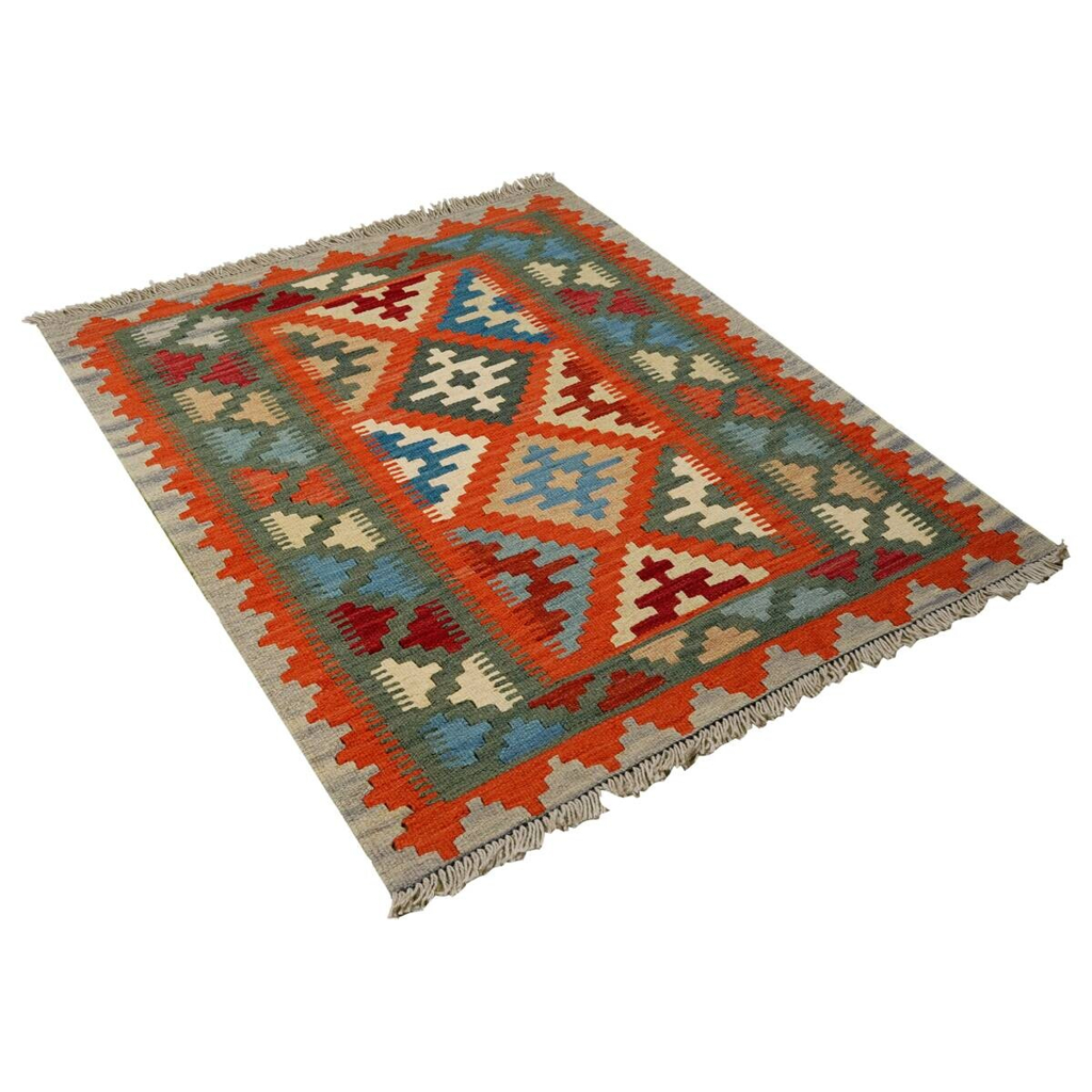 PersaTepp Teppich Kelim Gashgai
grün B/H/L: ca. 82x1x122 cm
