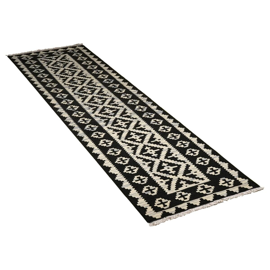 PersaTepp Teppich Kelim Gashgai
schwarz B/H/L: ca. 83x1x293 cm