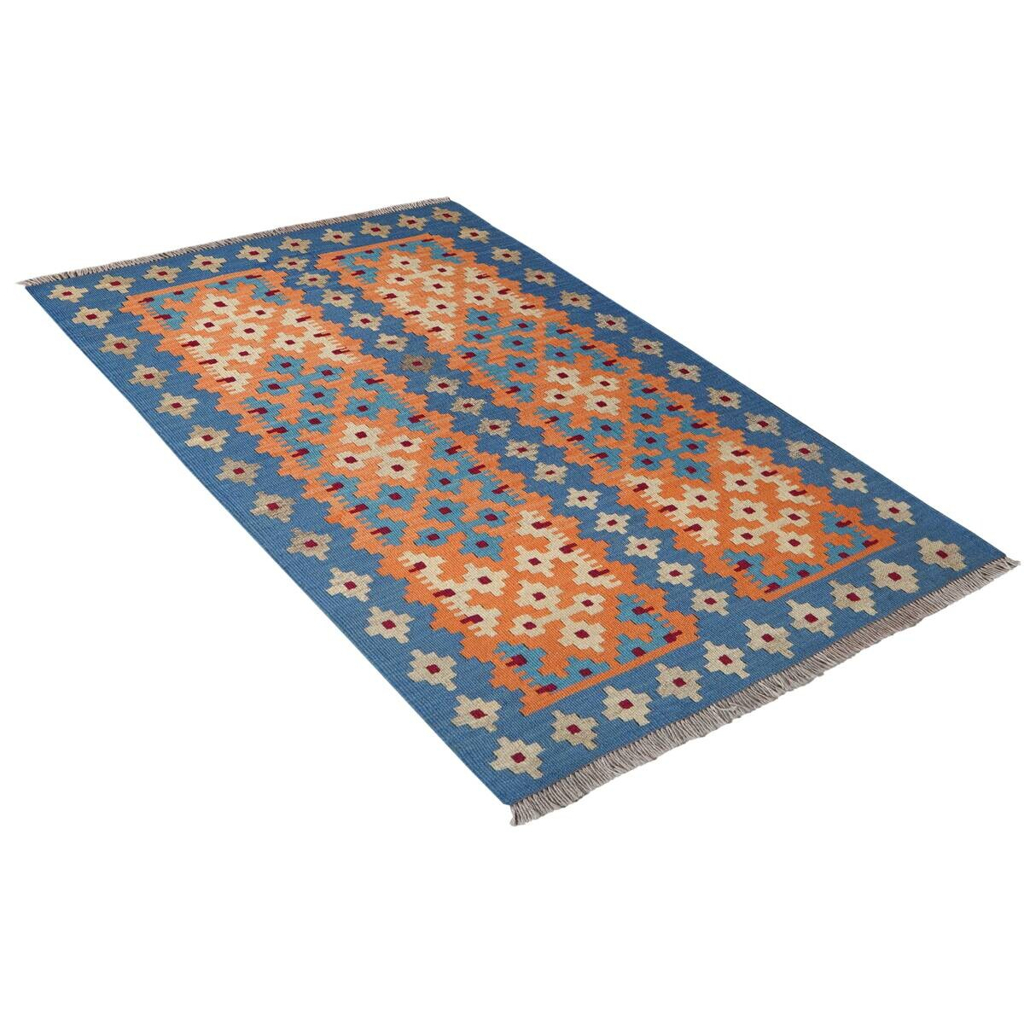PersaTepp Teppich Kelim Gashgai
blau B/H/L: ca. 84x1x134 cm