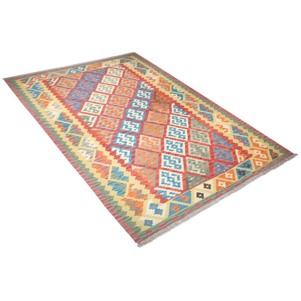 PersaTepp Teppich Kelim Gashgai
gelb B/H/L: ca. 182x1x253 cm