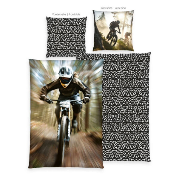 Young Collection Microfaser Bettwäsche Mountainbike bunt Polyester Young Collection Microfaser Bettwäsche Mountainbike bunt Polyester