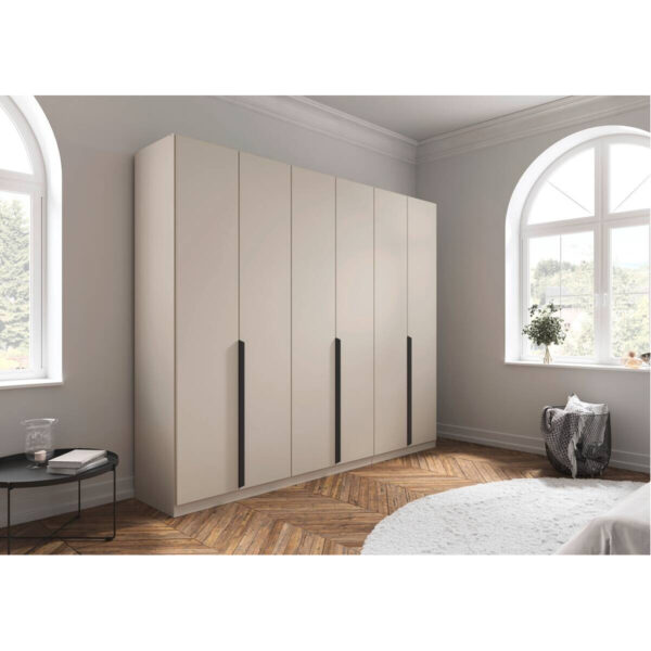 POCO Kleiderschrank Briona champagner B/H/T: ca. 271x229x54 cm