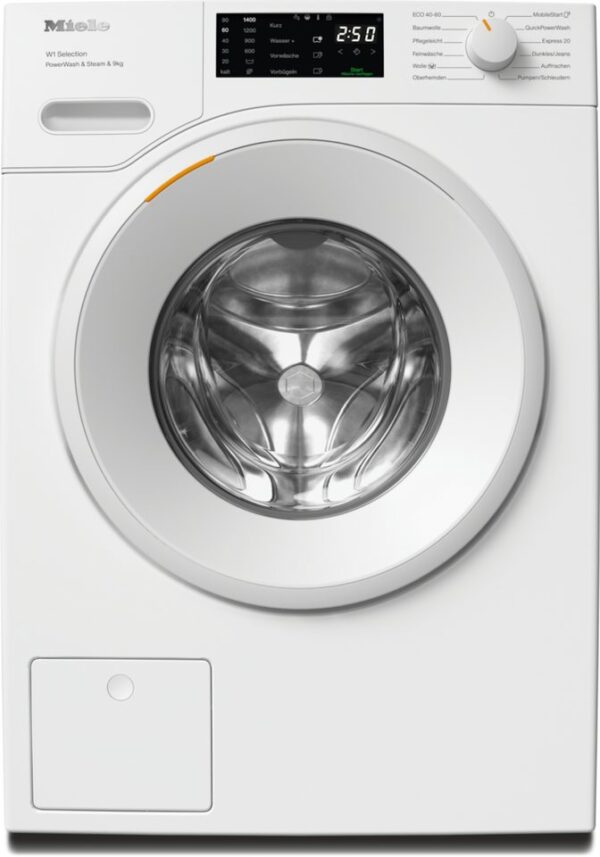Miele Waschmaschine WSD383 WCS PWash&Steam&9kg, 9 kg, 1400 U/min, Getestet auf 20 Jahre perfekte Wäschepflege, 25 Jahre Motorgarantie