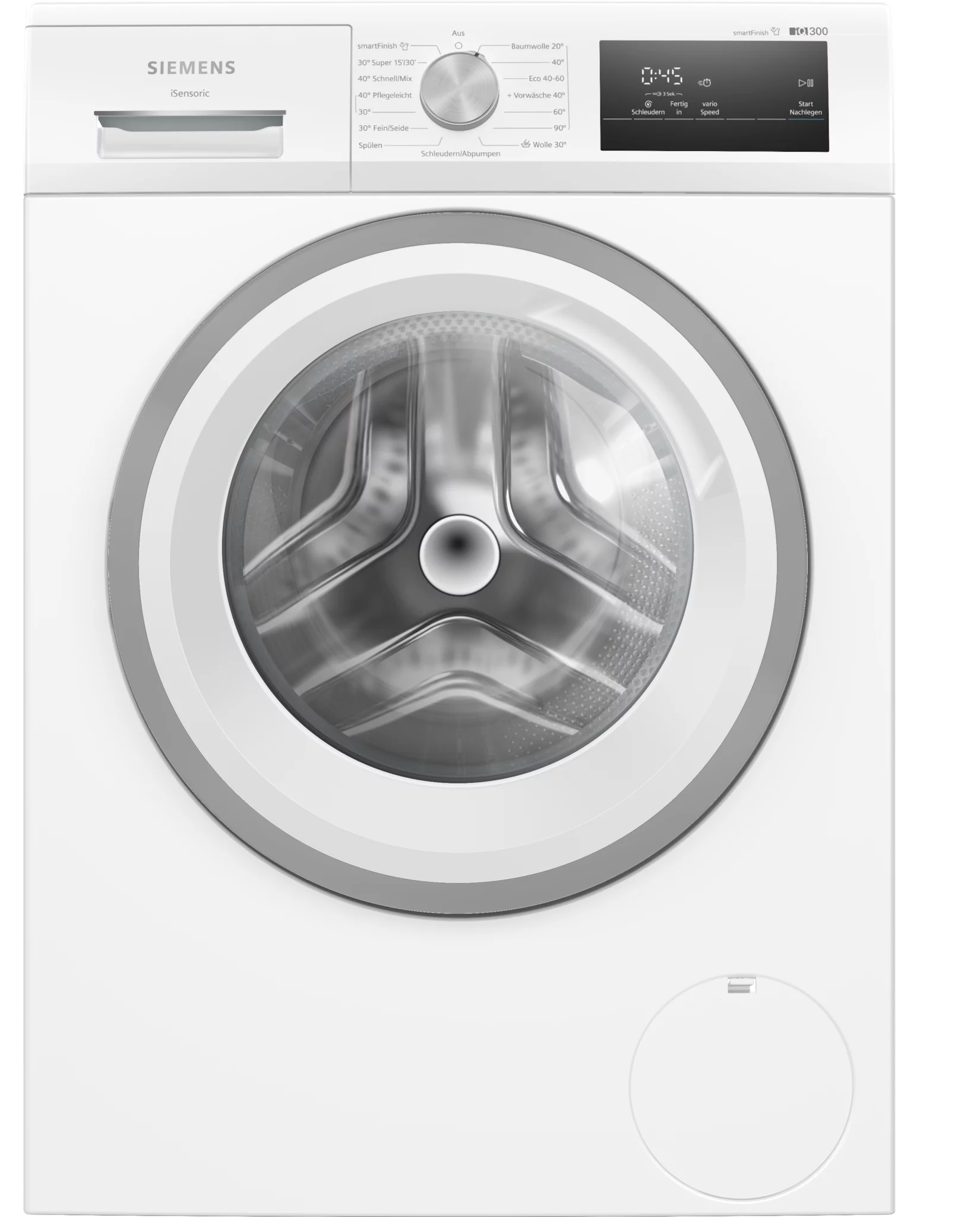 Siemens iQ300 WM14N0EP Waschmaschine, Frontlader, 8 kg, 1400 U/min., weiß