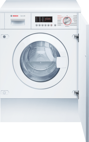 Bosch WKD28543 Wäschetrockner SER6 E/E 7, 00 kg 1.355 U/min vollintegrierbar