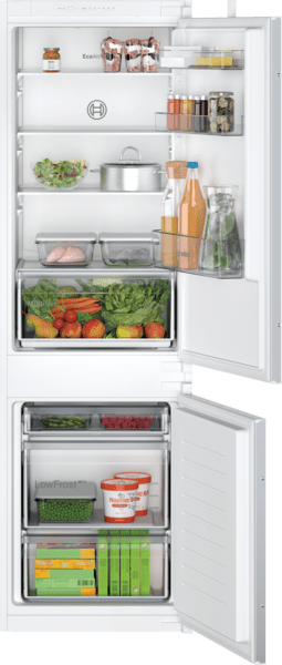 Bosch KIV86NSE0 Einbau – Kühl – Gefrierkombination EEK: E 35 dB Geräuschkl.: B NoFrost: nein