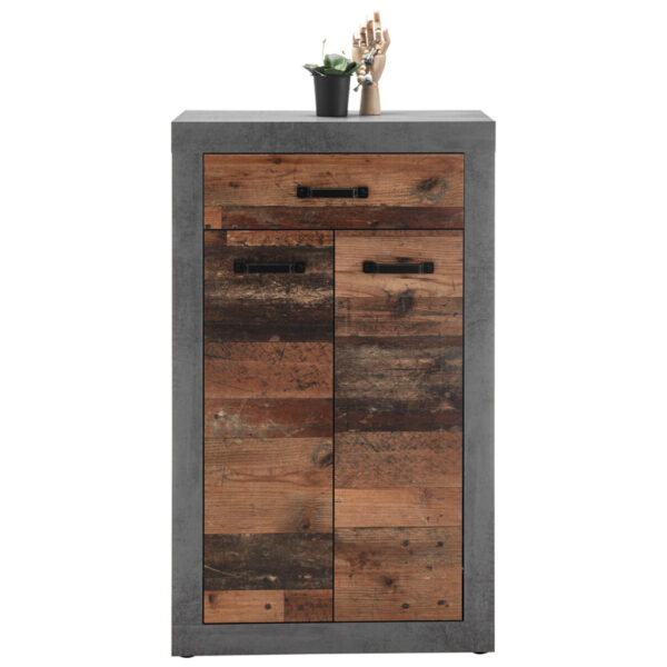 POCO Schuhkommode Indiana Beton dunkel Nachbildung Old Wood Nachbildung B/H/T: ca. 68x115x37 cm POCO Schuhkommode Indiana Beton dunkel Nachbildung Old Wood Nachbildung B/H/T: ca. 68x115x37 cm