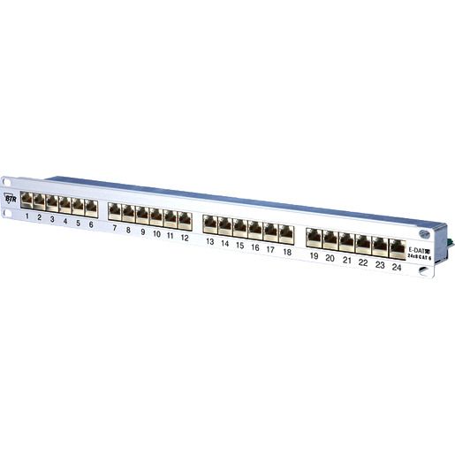 4250184104124-1 Metz Connect E – DAT C6 PATCHFELD 24X8 KAT.6 / METZ 130855 – E