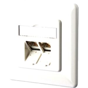 Metz Connect DATENDOSE LSA C6A 2FACH UP RW / METZ 130C381002 – I RAL9010 130C381002 – I