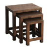 POCO Beistelltisch Genua Akazie dunkel B/H/T: ca. 50x47x35 cm