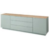 POCO Sideboard Core salbei Eiche Artisan Nachbildung B/H/T: ca. 240x77x44 cm POCO Sideboard Core salbei Eiche Artisan Nachbildung B/H/T: ca. 240x77x44 cm