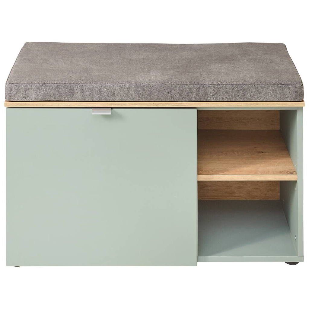 POCO Sitzbank Bari salbei Eiche Artisan Nachbildung B/H/T: ca. 78x50x38 cm