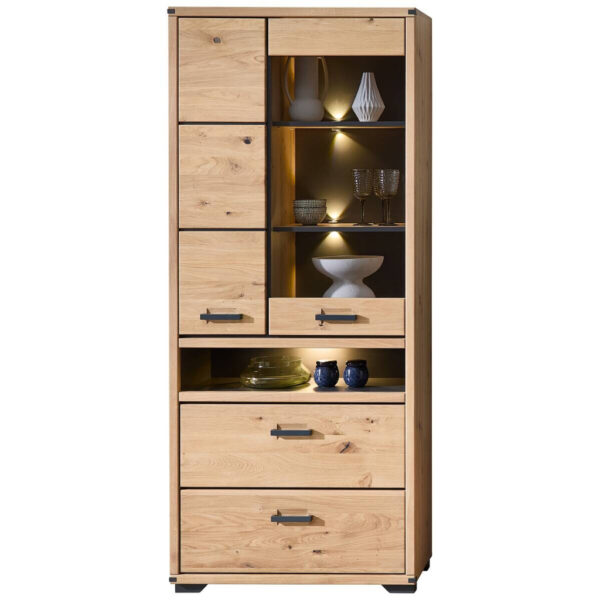 4250314565221-1 Vitrine Genua
B/H/T: ca. 85x204x38 cm