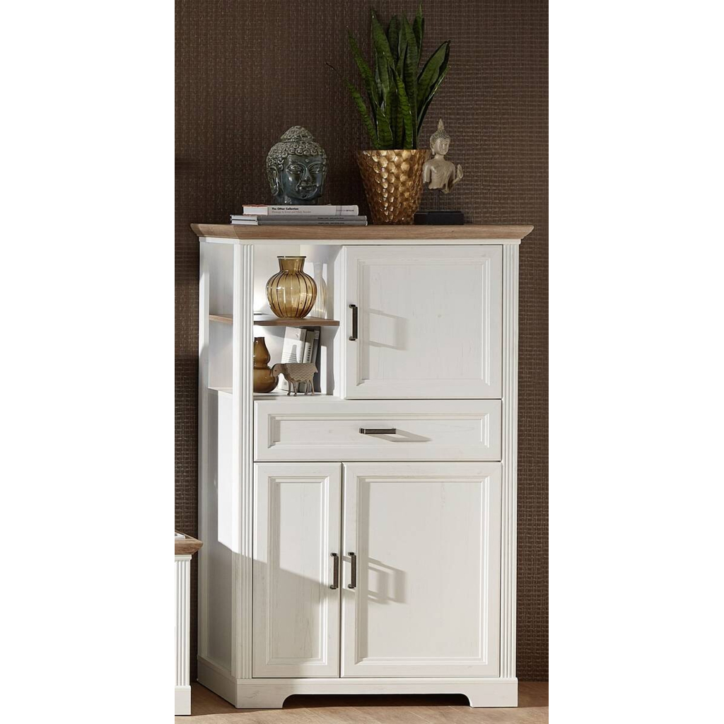 Standvitrine Jasmin
Eiche Artisan Nachbildung Pinie Nachbildung B/H/T: ca. 93x150x42 cm