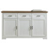 POCO Sideboard Jasmin weiß Pinie Nachbildung Eiche Artisan Nachbildung B/H/T: ca. 166x102x48 cm POCO Sideboard Jasmin weiß Pinie Nachbildung Eiche Artisan Nachbildung B/H/T: ca. 166x102x48 cm