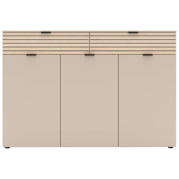 POCO Schuhschrank Ina Kaschmirgrau Eiche Natura Nachbildung B/H/T: ca. 150x102x38 cm POCO Schuhschrank Ina Kaschmirgrau Eiche Natura Nachbildung B/H/T: ca. 150x102x38 cm