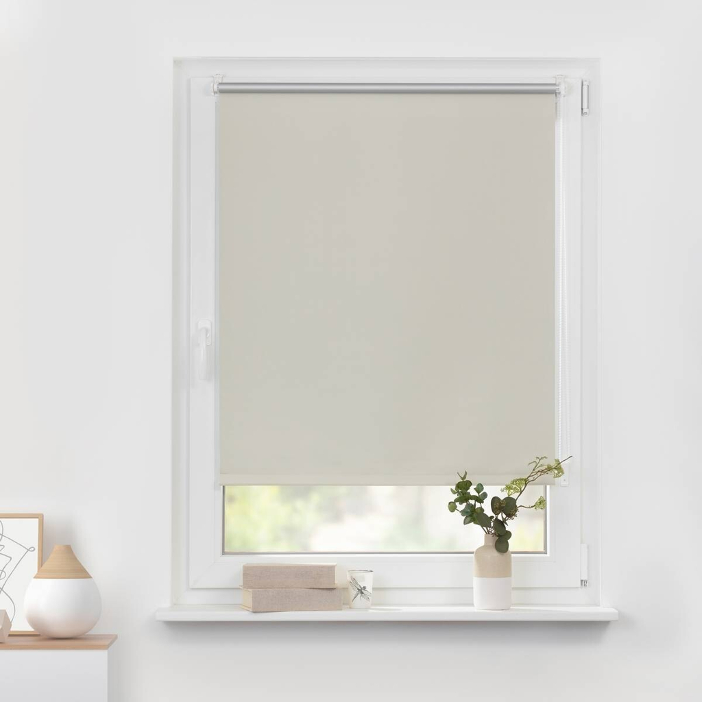 LICHTBLICK Thermo Klebe-/Klemmrollo Verdunklungsqualität
creme B/L: ca. 90×150 cm