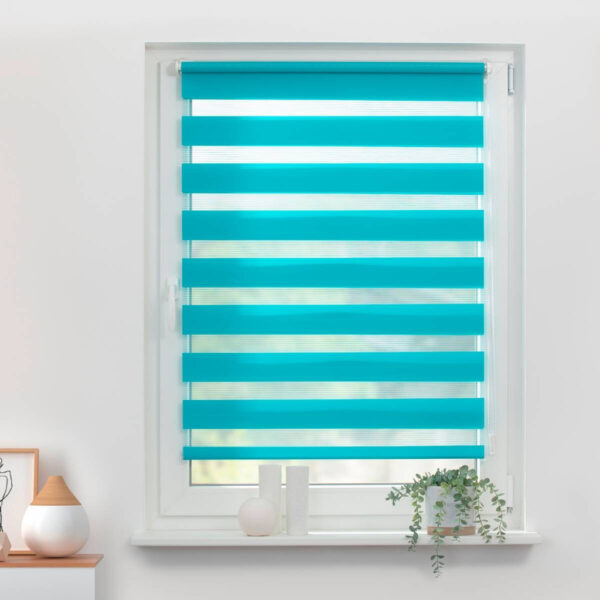LICHTBLICK Doppelrollo Duo
blau B/L: ca. 110x150 cm