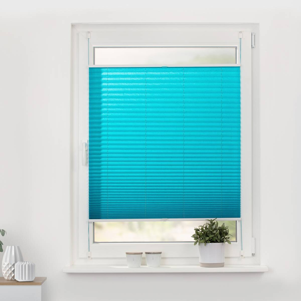 LICHTBLICK Spannplissee
blau B/L: ca. 70×210 cm