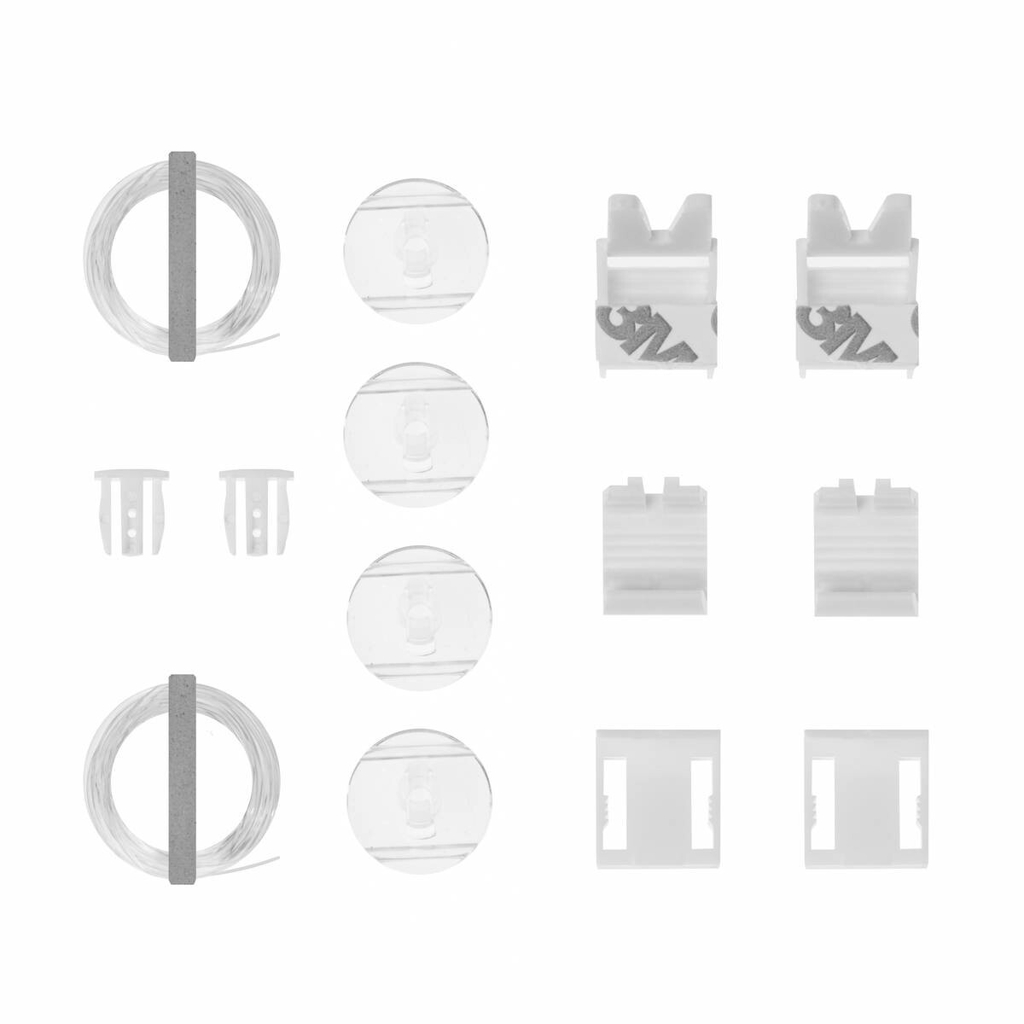 LICHTBLICK Verspannung für Doppelrollo
weiß 2 Packstücke