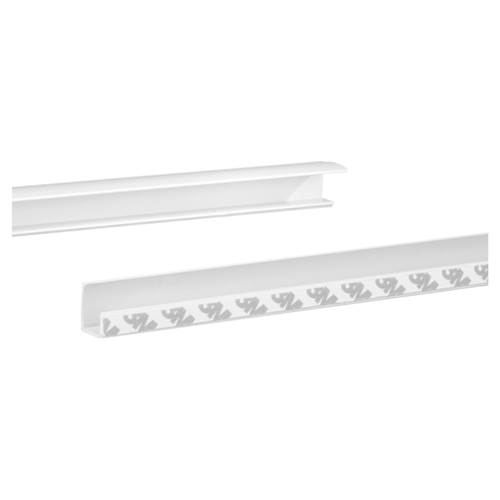 LICHTBLICK Seitenschiene für Rollo
weiß 2 Packstücke