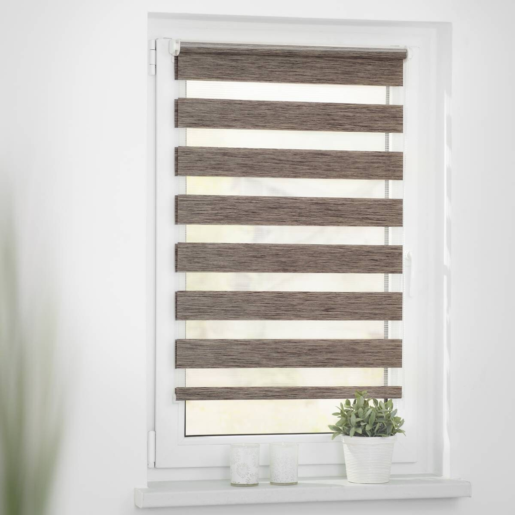 LICHTBLICK Doppelrollo Duo meliert
hellbraun B/L: ca. 90×150 cm