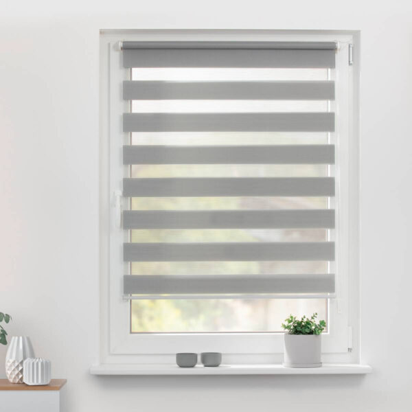 4250434155609 LICHTBLICK Doppelrollo Duo
grau B/L: ca. 60x150 cm