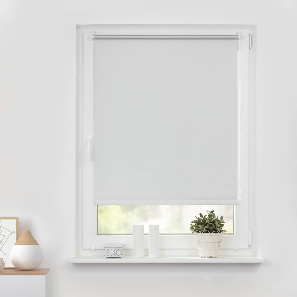 LICHTBLICK Thermo Klebe-/Klemmrollo Verdunklungsqualität
weiß B/L: ca. 60×150 cm