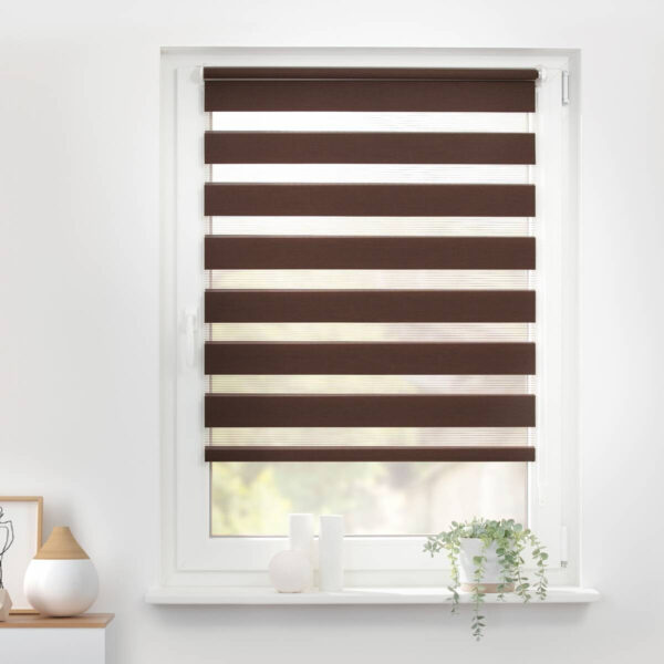 LICHTBLICK Doppelrollo Duo
dunkelbraun B/L: ca. 50x150 cm