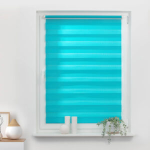 LICHTBLICK Doppelrollo Duo blau B/L: ca. 55x150 cm