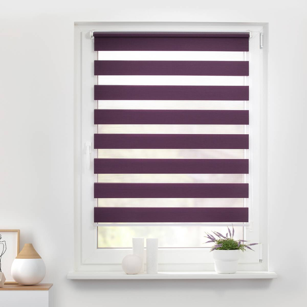 LICHTBLICK Doppelrollo Duo
brombeer B/L: ca. 60×220 cm