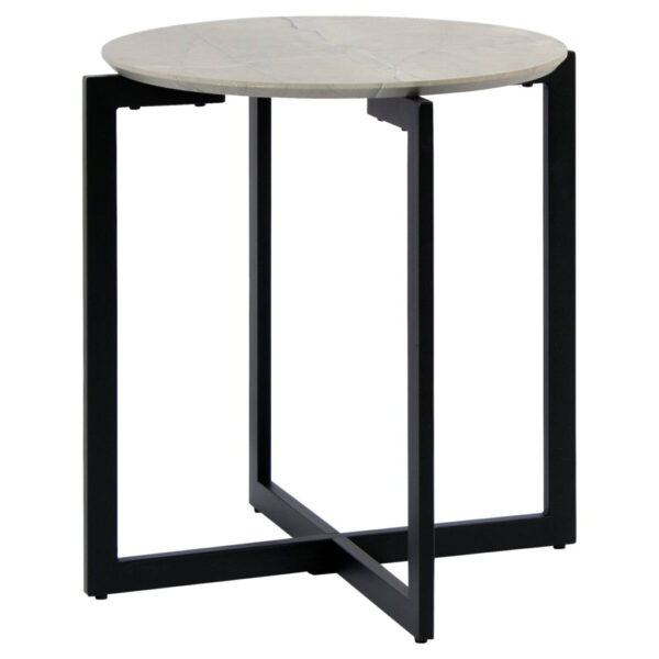 POCO Beistelltisch Eik Marmor Optik schwarz H/D: ca. 50x45 cm POCO Beistelltisch Eik Marmor Optik schwarz H/D: ca. 50x45 cm