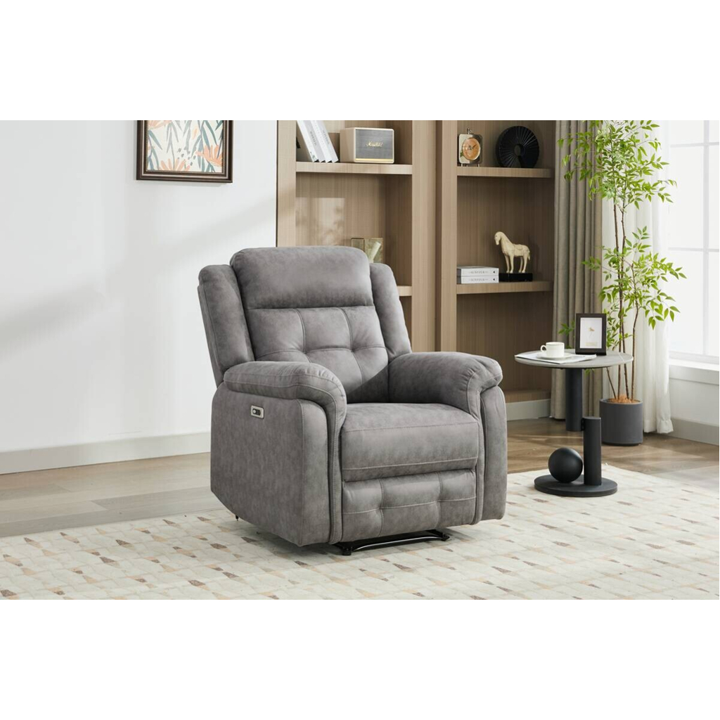 POCO Sessel Philip grau Microfaser B/H/T: ca. 94x103x95 cm