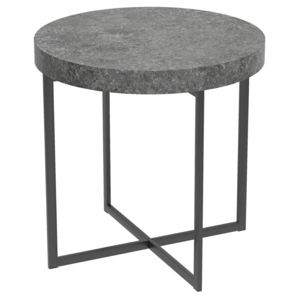 POCO Beistelltisch Celina Beton Optik schwarz B/H/T: ca. 50x50x50 cm