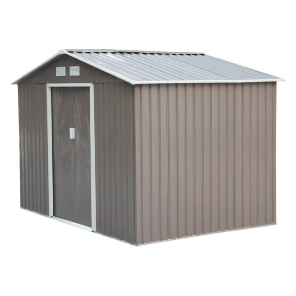 Outsunny Gartenhaus grau B/H/L: ca. 181x192x277 cm