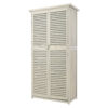 Outsunny Gartenschrank grau Kiefer B/H/L: ca. 46,5x160x87 cm Outsunny Gartenschrank grau Kiefer B/H/L: ca. 46,5x160x87 cm