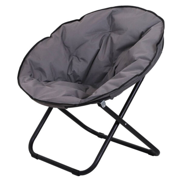 Outsunny Campingstuhl grau Polyester B/H/L: ca. 80x75x80 cm Outsunny Campingstuhl grau Polyester B/H/L: ca. 80x75x80 cm