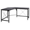 HOMCOM Computertisch 836-122BK schwarz B/H/L: ca. 150x76x150 cm
